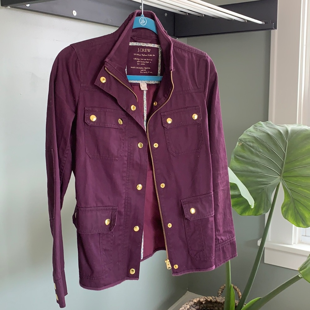 J. Crew Relaxed boyfriend field jacket